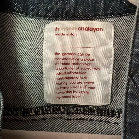 Hussein Chalayan denim jacket size 38, good condition - Picture 2 of 5